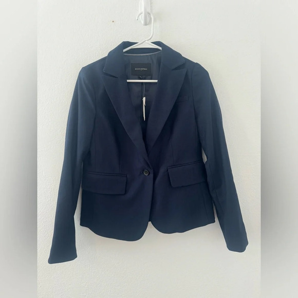 Banana Republic Factory Jackets & Blazers - Banana Republic Factory One Button Navy Blazer Career Office Classic Boss NWT 2